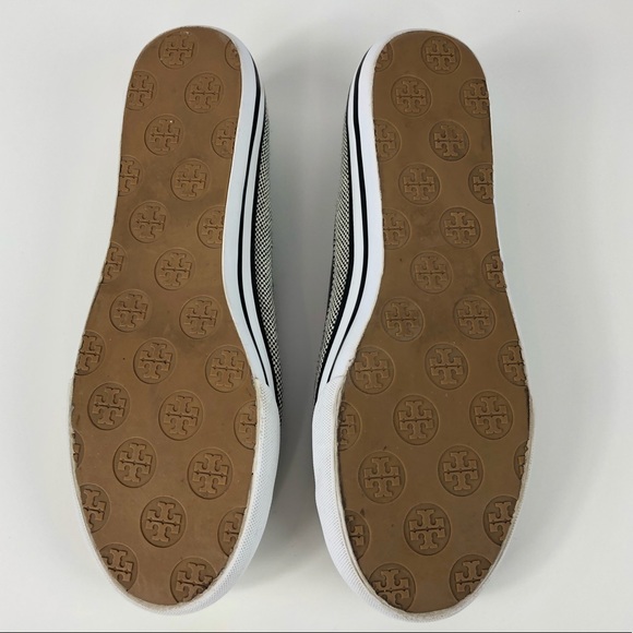 Tory Burch Blk&Wht Textile Ballet Flat Sneakers! - Picture 5 of 8